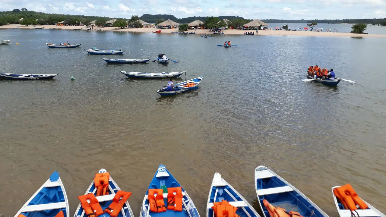 Alter do Chão vista dos barcos