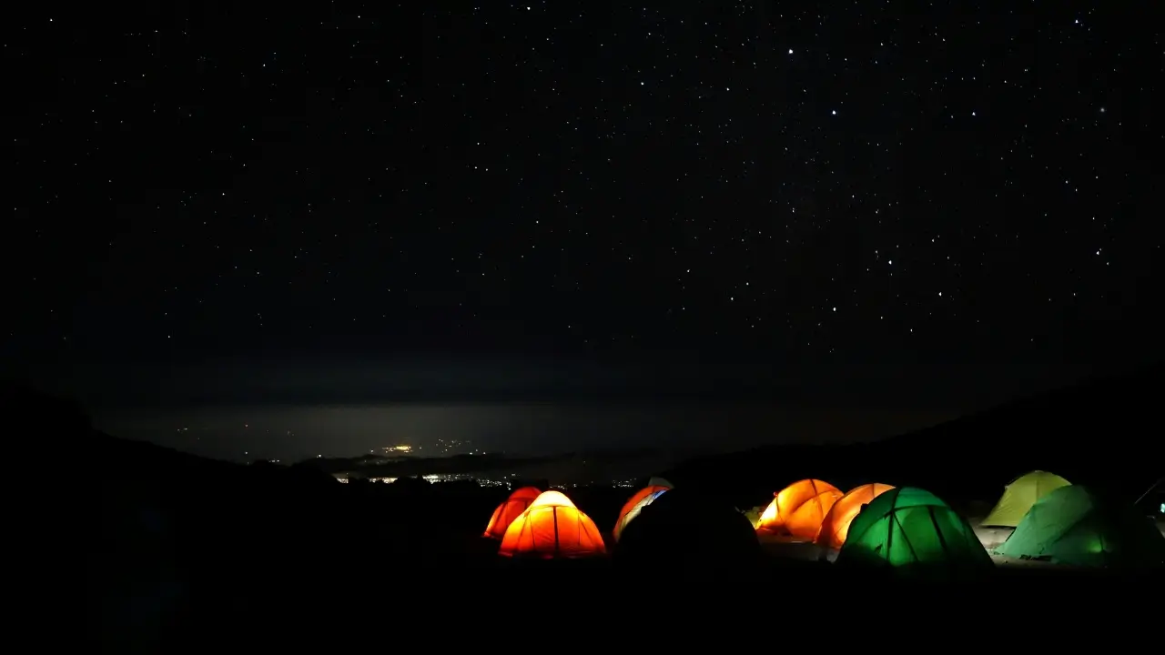 Acampamento para o Monte Kilimanjaro