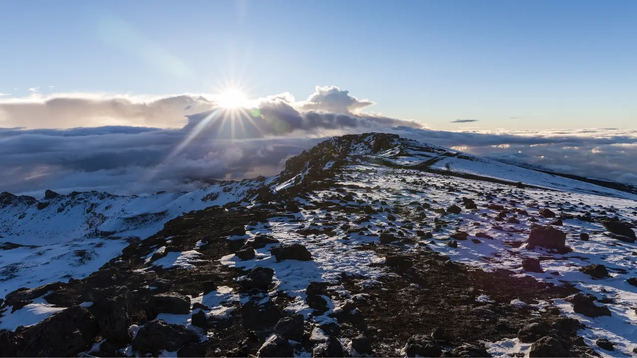 Cume do Monte Kilimanjaro