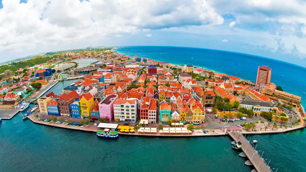 Curaçao vista de cima