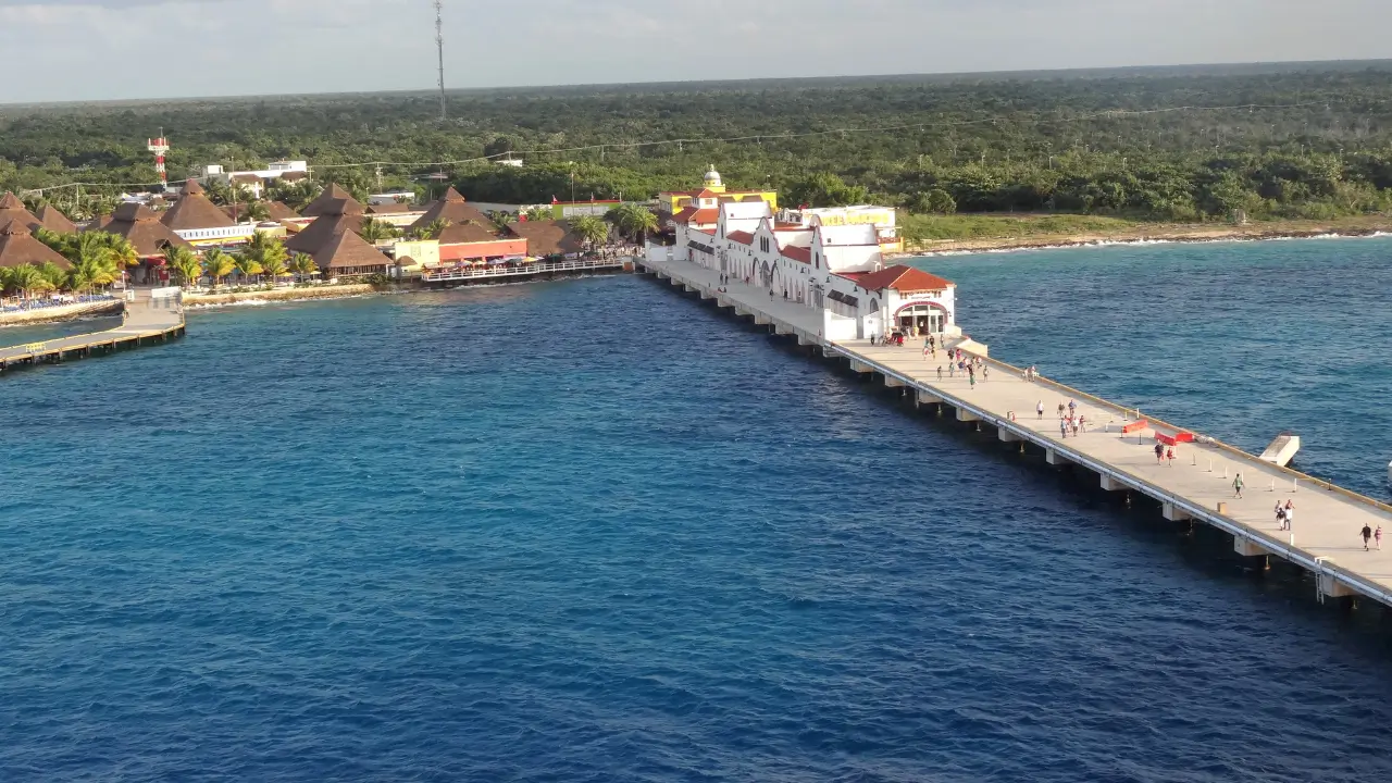 Isla de Cozumel vista do alto