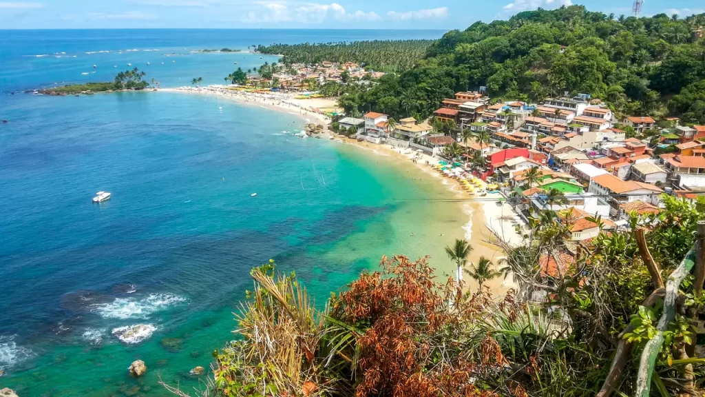 Morro de São Paulo vista de cima