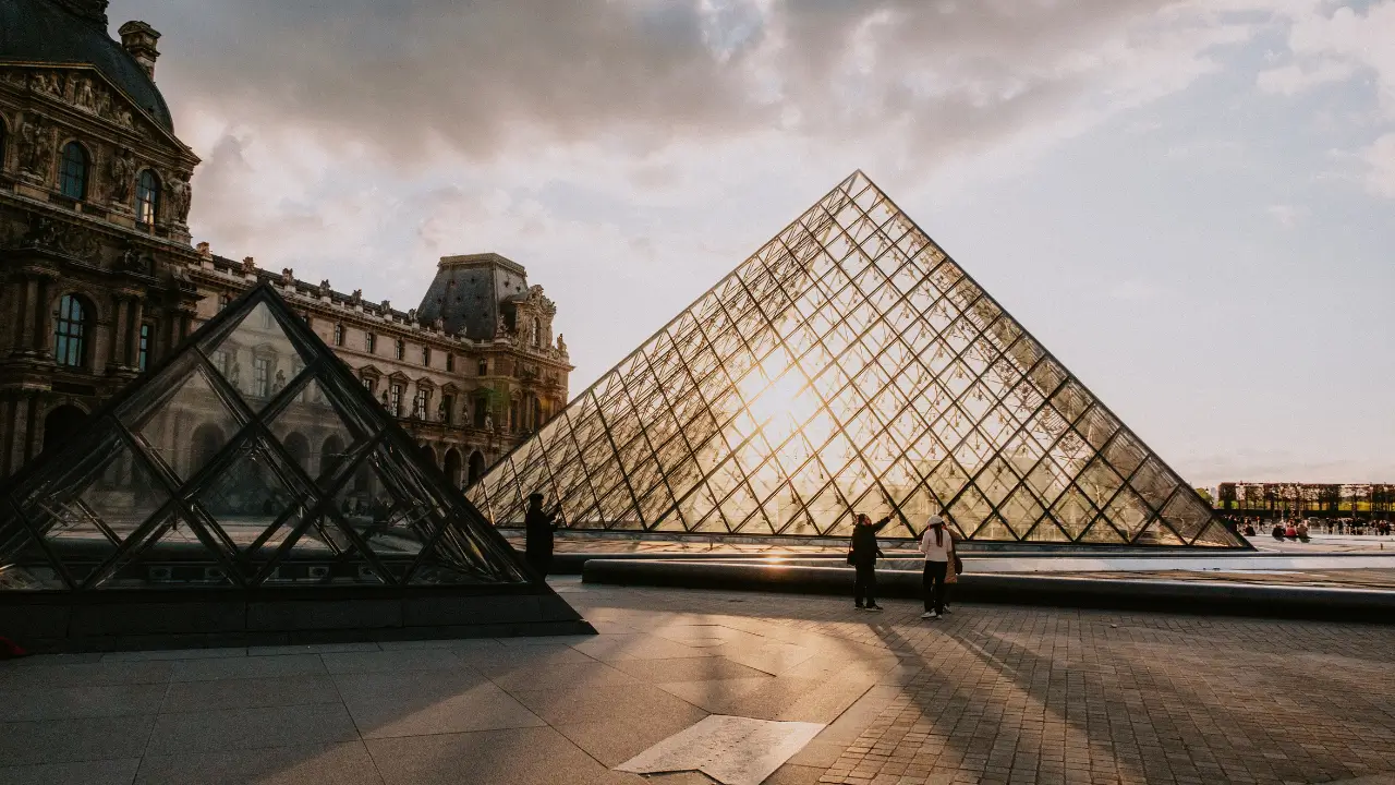 Museu do Louvre em Paris na França