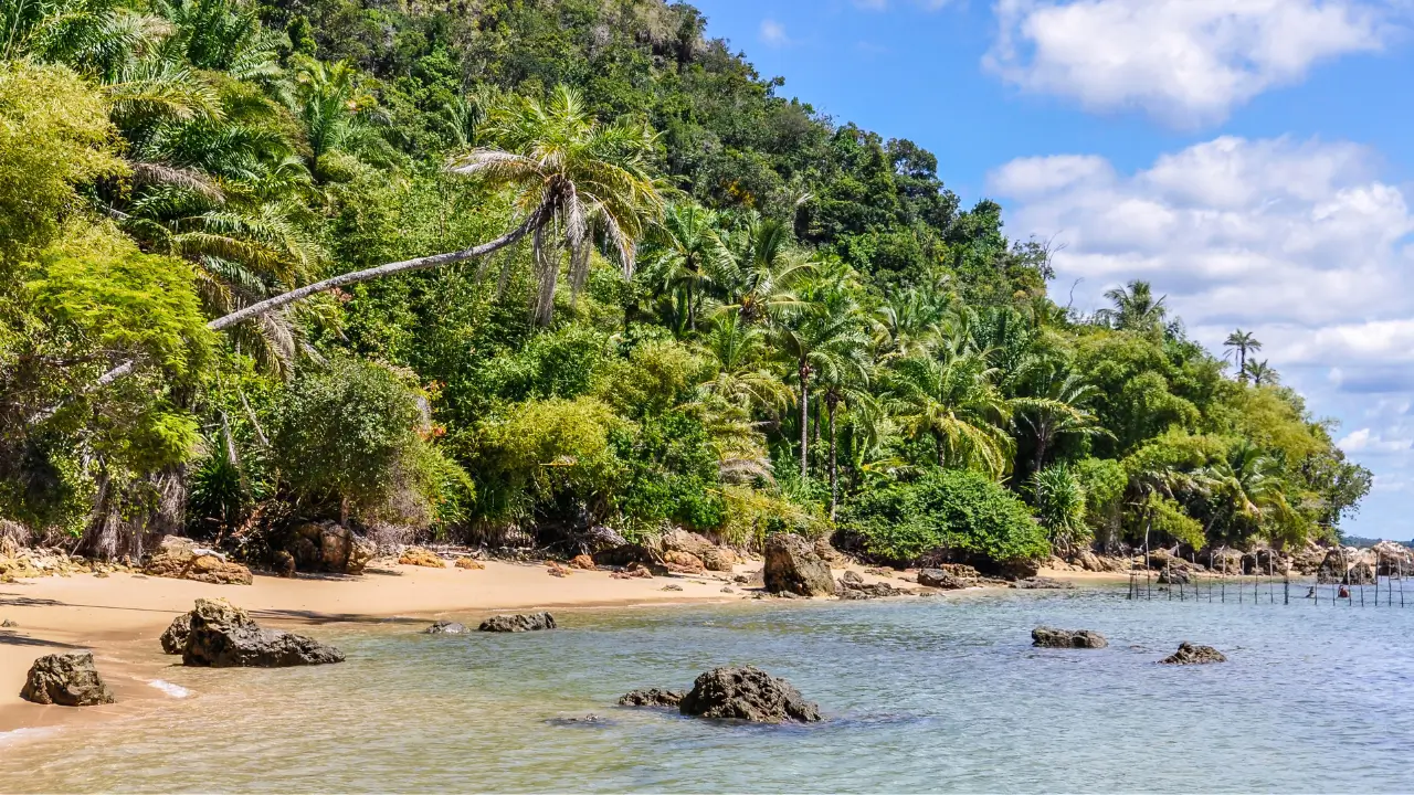 Praia de Gamboa em Morro de São Paulo, Brazil