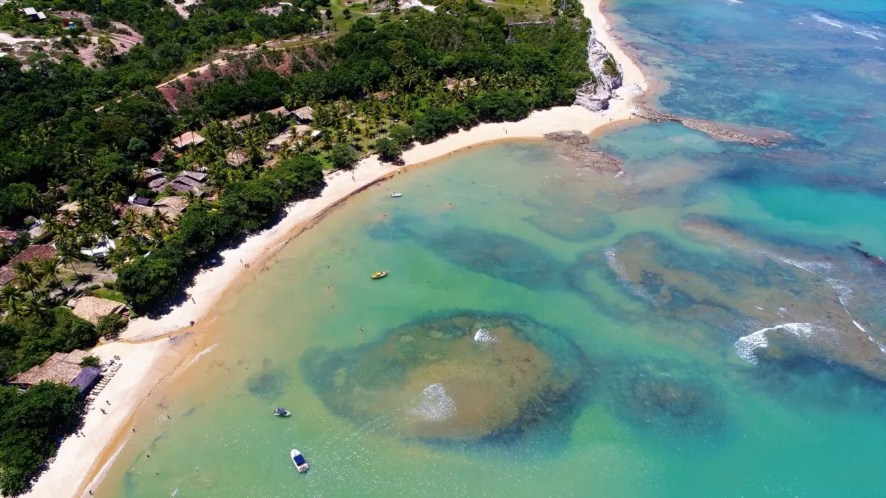 Praia em Trancoso, Bahia