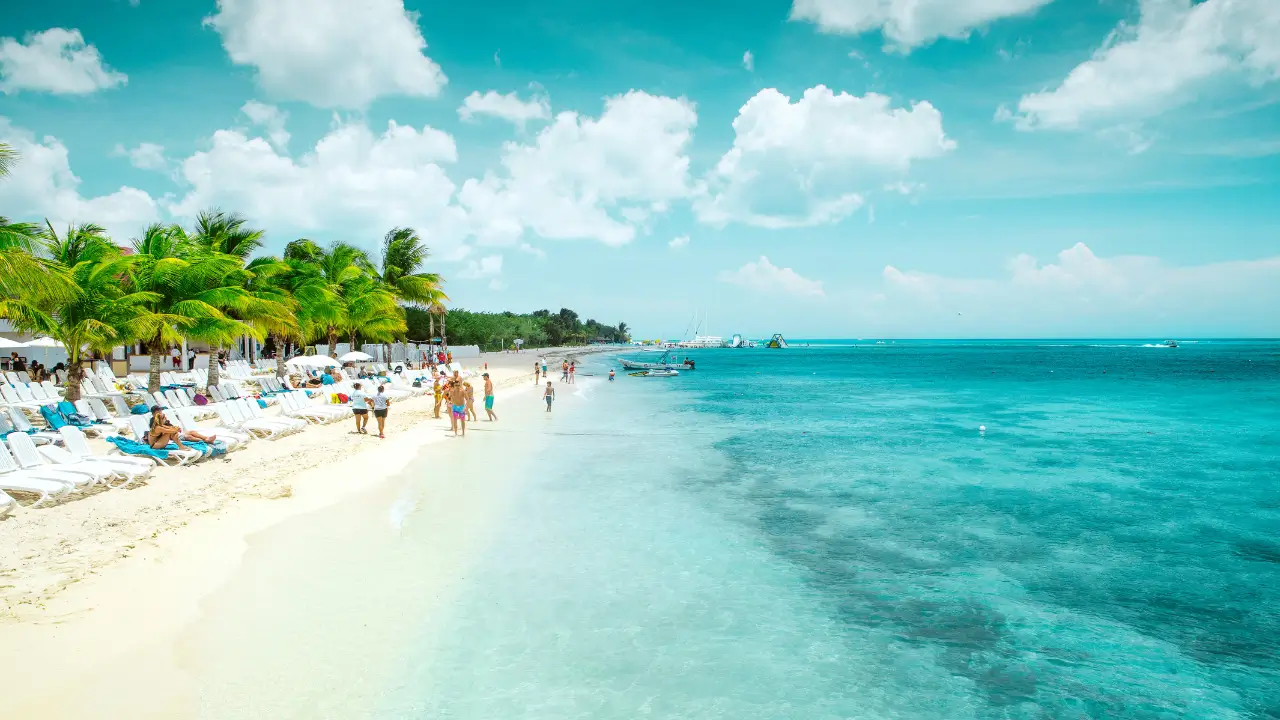 Praia na Isla de Cozumel