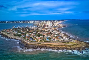 Punta del Este vista de cima