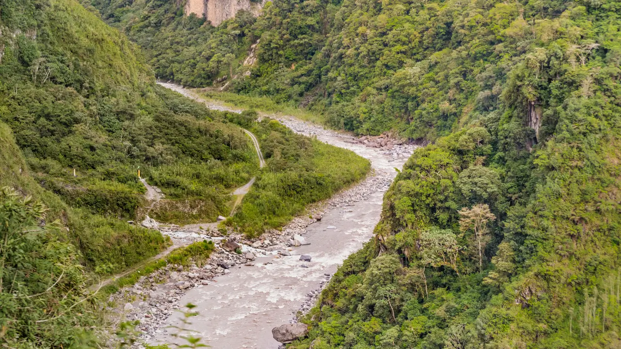 Rio Pastaza no Equador