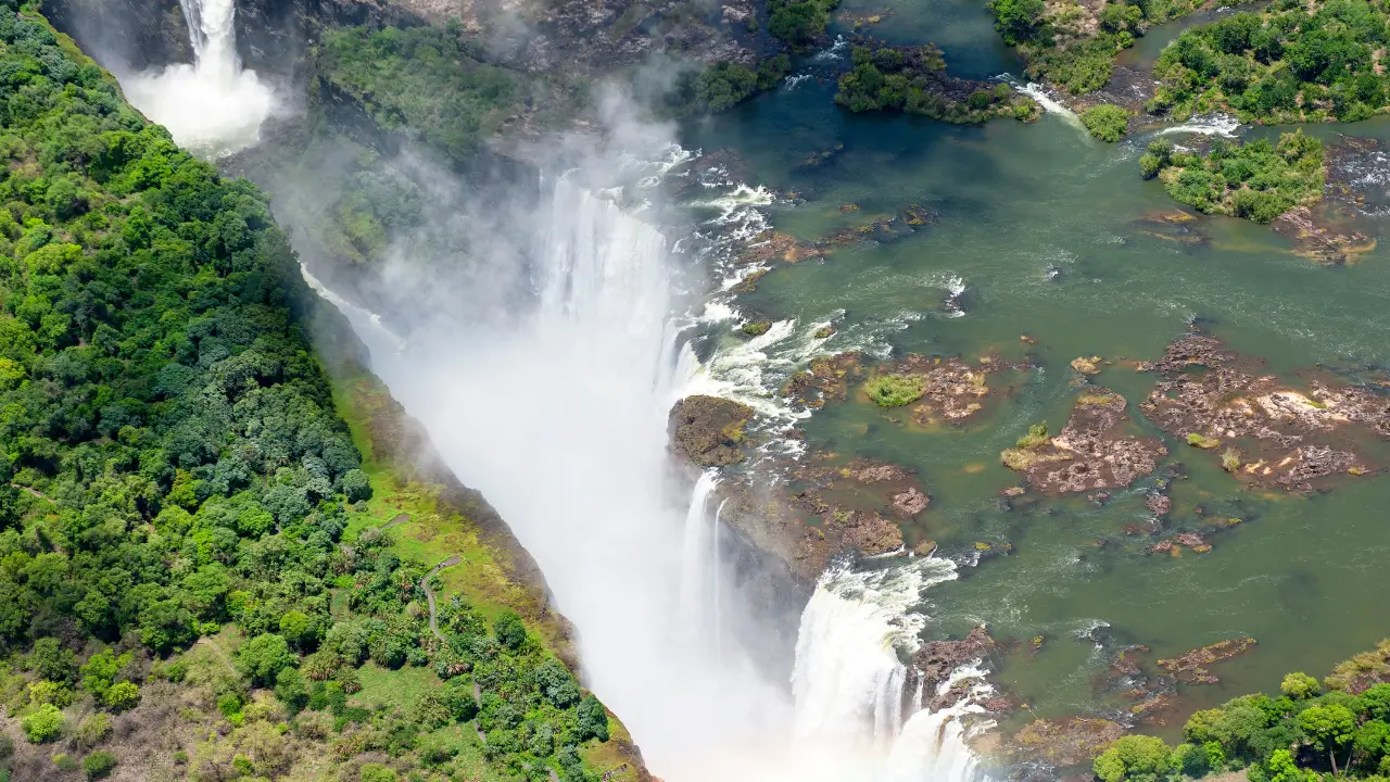 Victoria Falls vista de cima