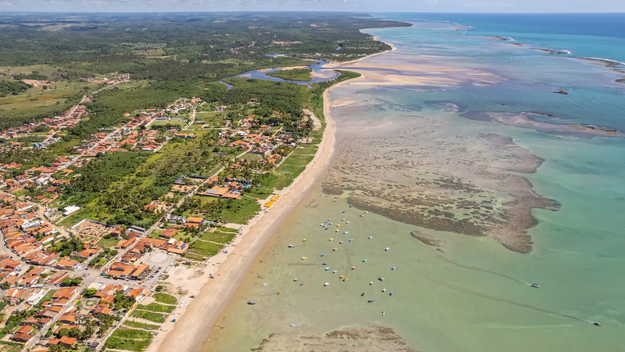 Vista aérea de São Miguel dos Milagres