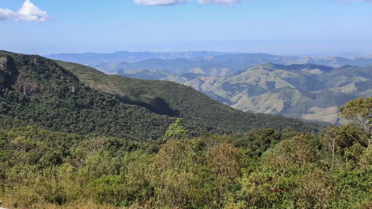 Vista das montanhas de Monte Verde