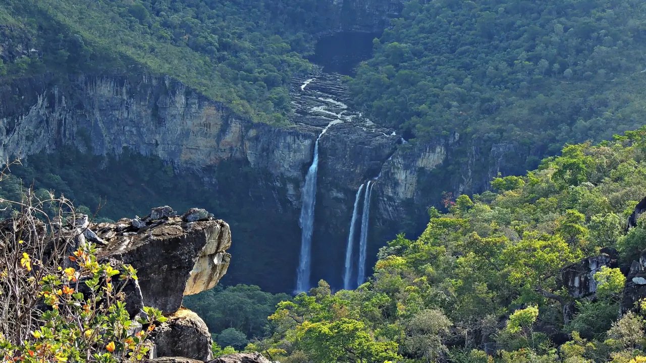 Vista do mirante na Chapada dos Veadeiros