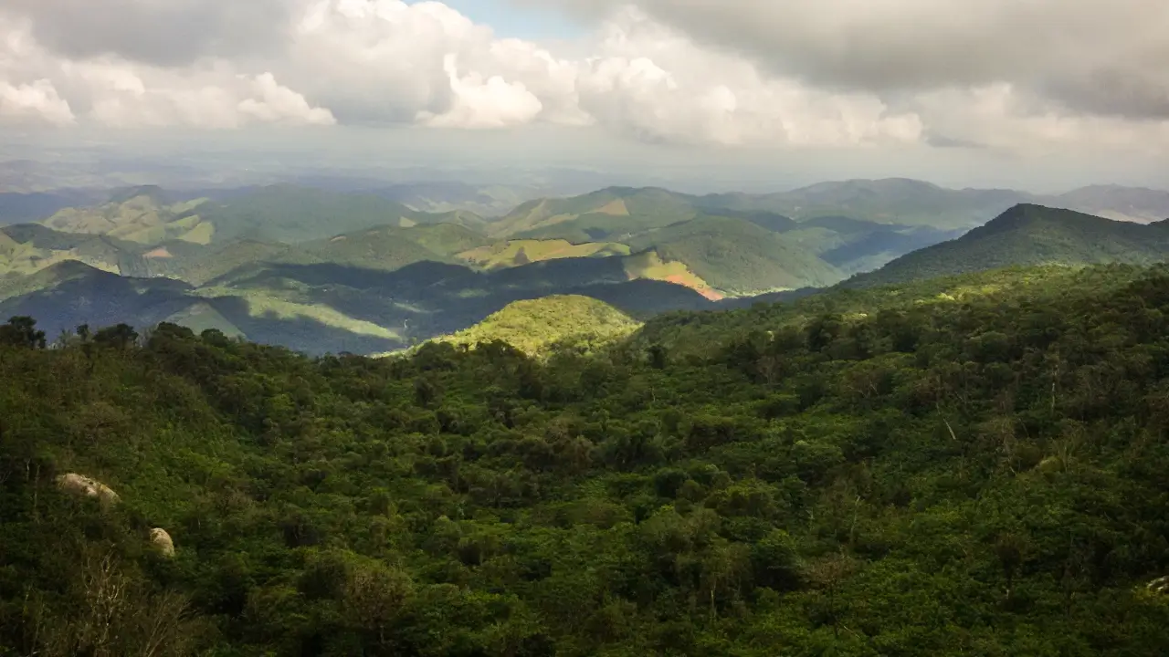 Vista do pico do Selado em Monte Verde