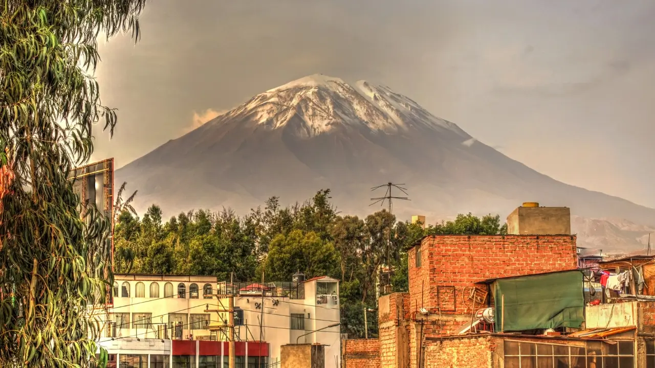 Vulcão Misti em Arequipa, Peru