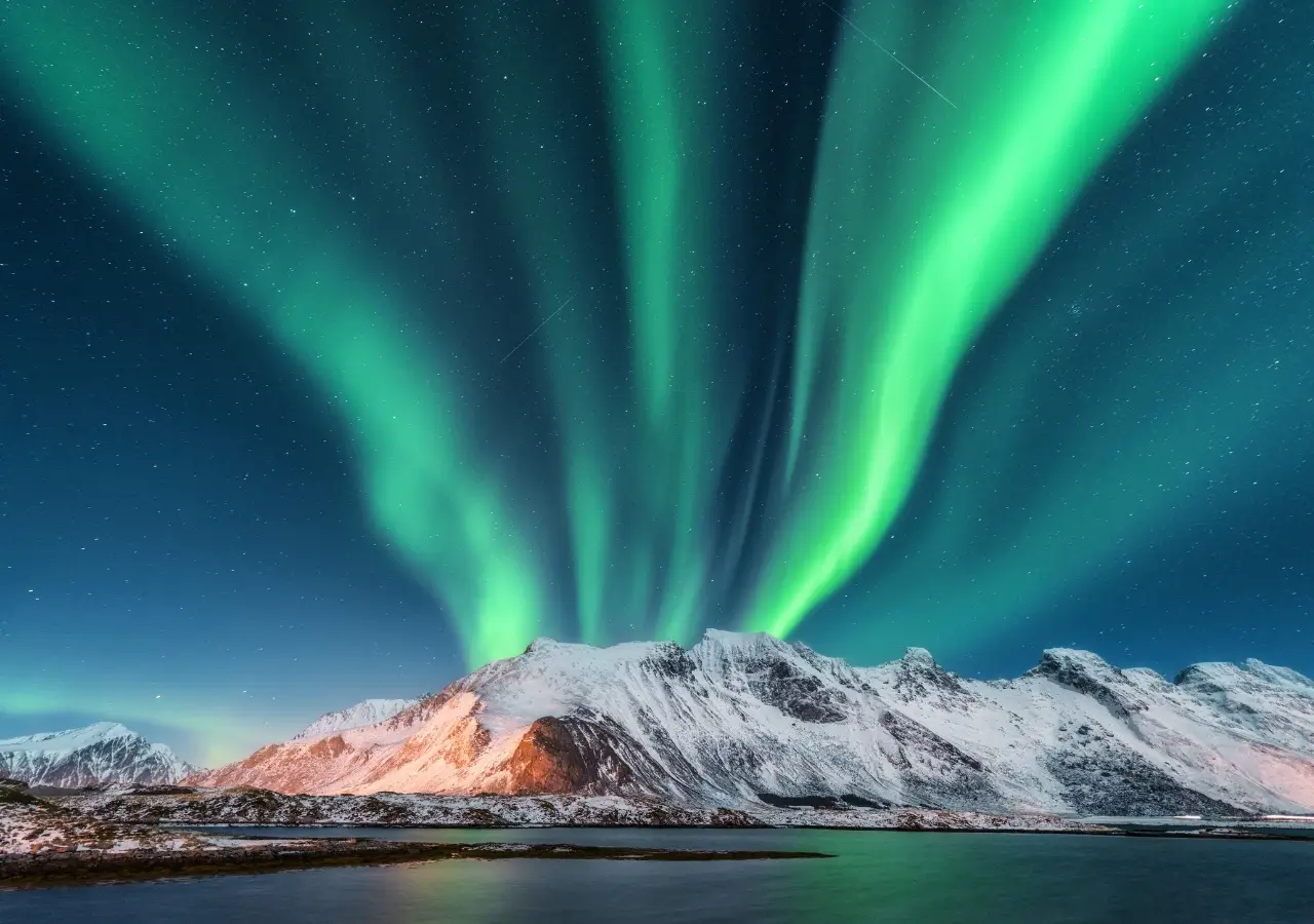 Aurora Boreal nas Ilhas Lofoten