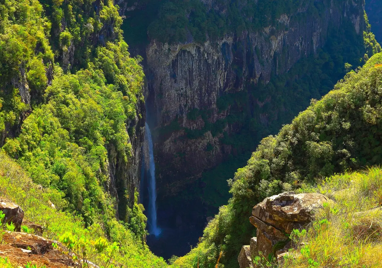 Cachoeira no Cânion Itaimbezinho no Rio Grande do Sul