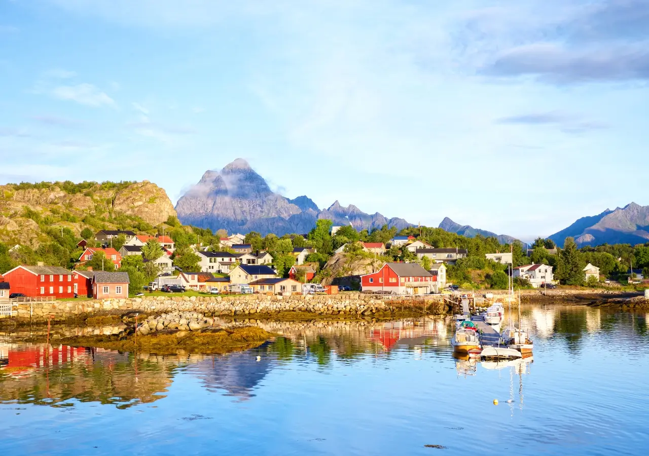 Vila de pescadores em Lofoten